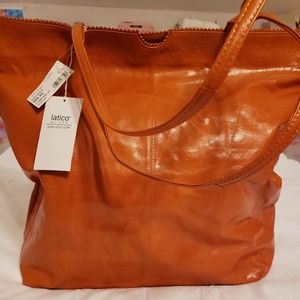 ⬇️ NWT Latico Leather Shoulder Tote